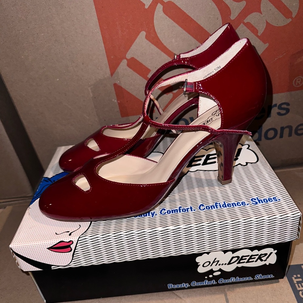 Oh Deer! Mary Jane pumps